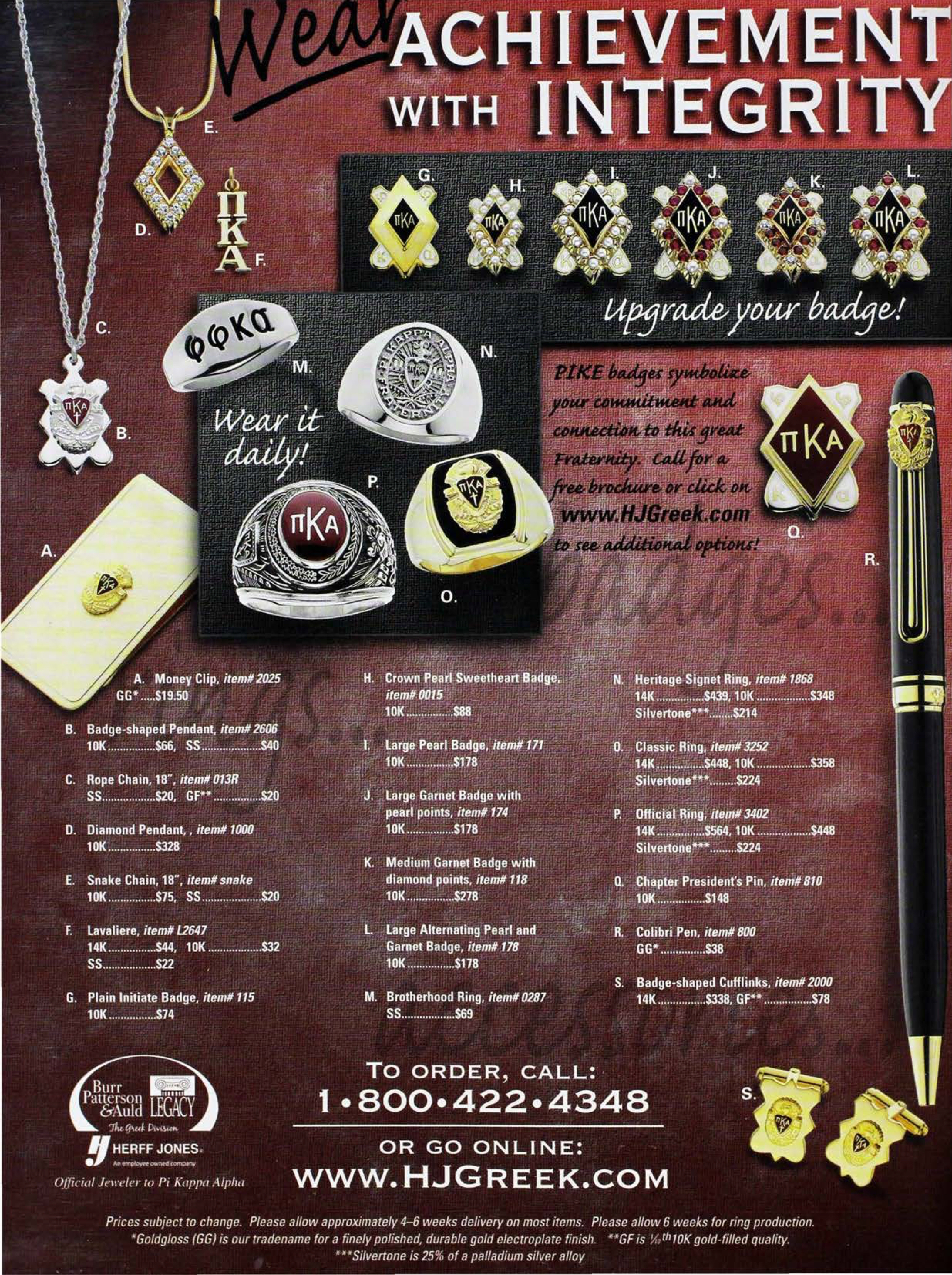 Herff Jones Advertisement, Spring 2008